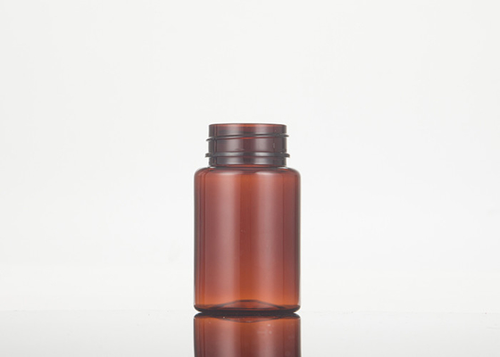 Geneeskunde Bruine Amber Pharmaceutical Pill Capsule Bottle met Kindbewijs GLB