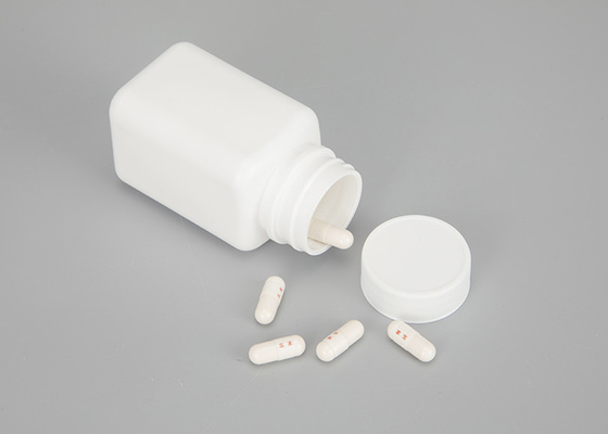100ml HDPE Lege Plastic Vierkante Navulbare Geneeskundeflessen