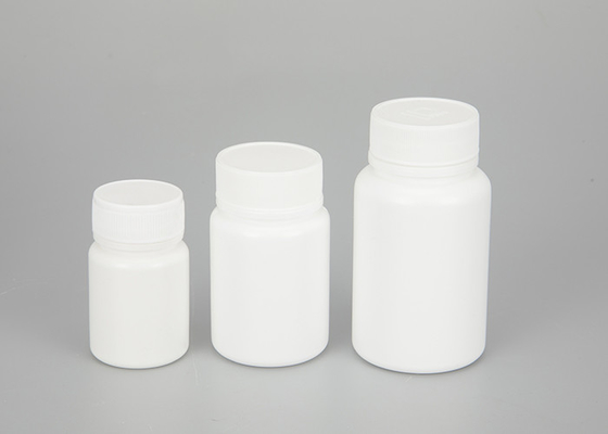 Witte Lege Plastic Geneeskundeflessen met Schroefdeksel 30ml 60ml 100ml