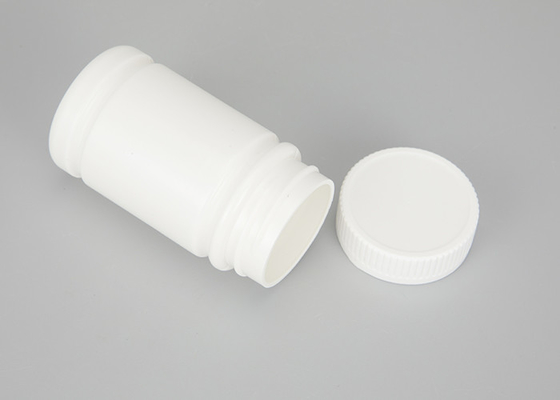 De Flessen60ml 120ml Wit van de schroefdeksel Plastic Pil voor Geneeskundechemisch product