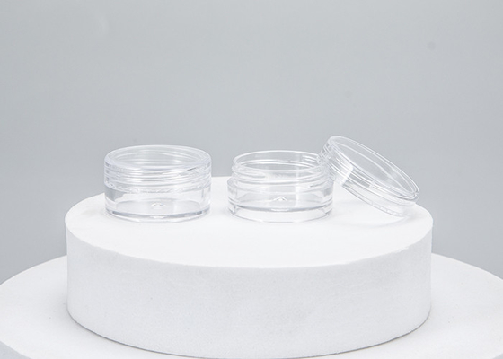 Op maat gemaakte 120 ml 4 oz witte plastic cosmetische potten glad oppervlak