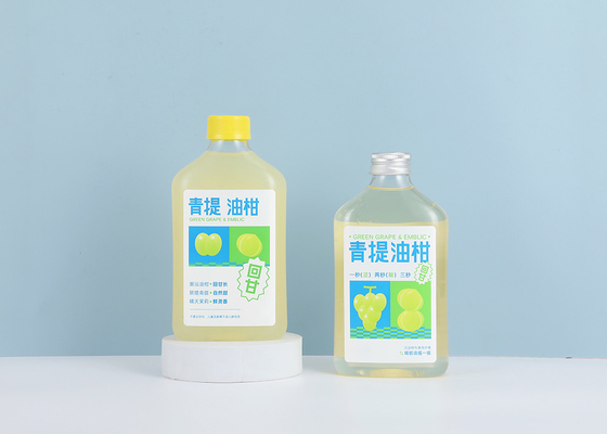 Melktheeflessen 250ml 350ml 300ml 500ml Plastic sapflessen met schroefdop