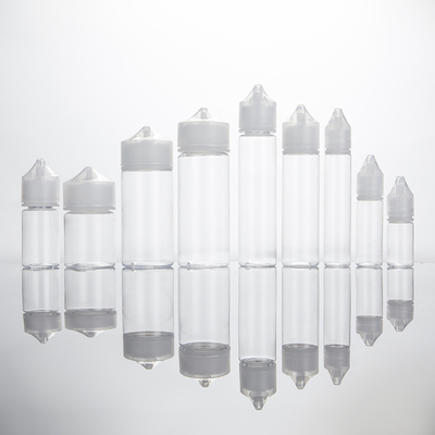 60 ml plastic schroefdopflessen Tamper Proof PET E vloeibare druppelfles