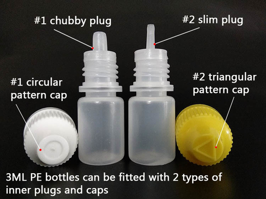 LDPE E Vloeistoffles Trechter Eliquid Applicator Knijpfles met dunne punt