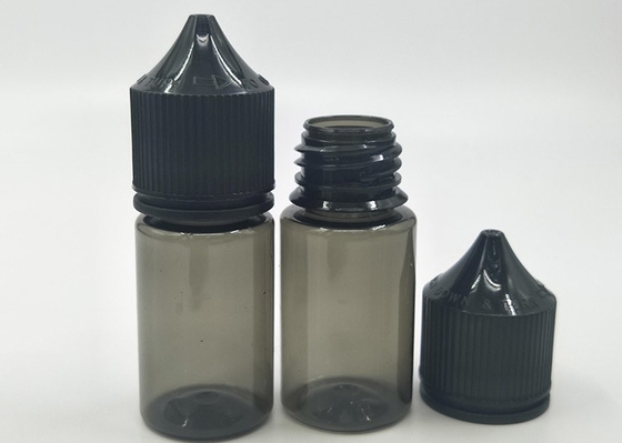 Leekbestendige lege plastic druppelflessen met dop