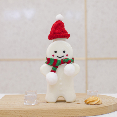 Kerst plastic sapflessen met lekvrije dop, lege melktheeflessen