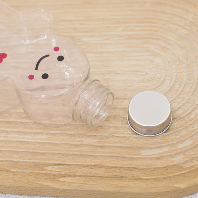 Kerst plastic sapflessen met lekvrije dop, lege melktheeflessen