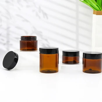 Op maat gemaakte 80 ml plastic cosmetische potten voor make-up en huidverzorgingsproducten