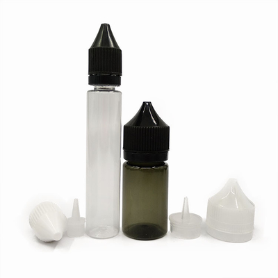 30 ml korte of lange E-sapfles PET-plasticfles