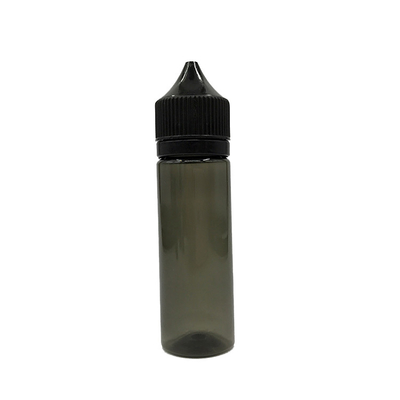 Druppelfles (Transparent Blauw) HERBRUIKBELIJK, kindbeschermende dop, makkelijke druppelspits applicator Druppelflessen met knijp D