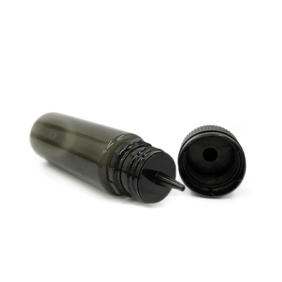 Druppelfles (Transparent Blauw) HERBRUIKBELIJK, kindbeschermende dop, makkelijke druppelspits applicator Druppelflessen met knijp D