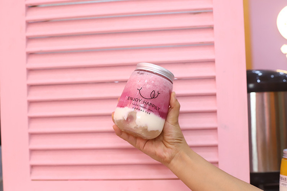 Plastic bubble tea jugs 0,5 kg voor bubble tea fabrikanten