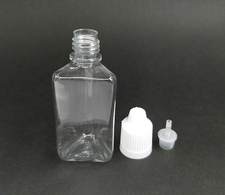 30 ml driehoekige plastic fles PET met druppelpunt