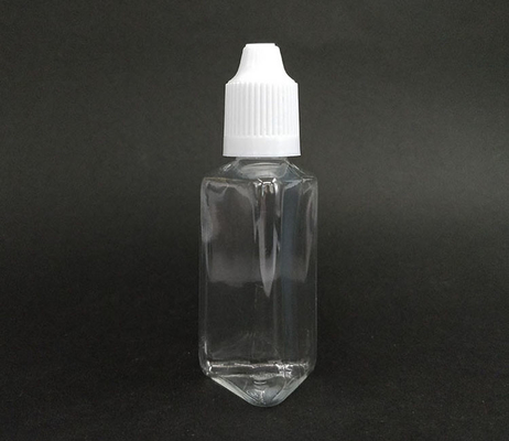30 ml driehoekige plastic fles PET met druppelpunt
