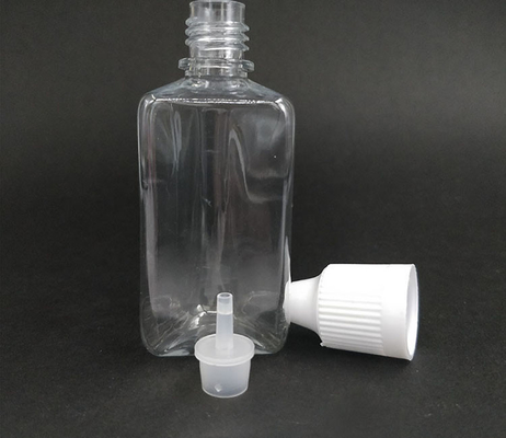 30 ml driehoekige plastic fles PET met druppelpunt