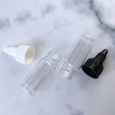 15 ml aangepaste etiketten schroef op plastic flessen voor het merken
