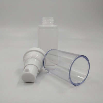 Kunstmatige vochtinbrengende cosmetische plastic fles 30 ml 50 ml 60 ml met flip top sluiting