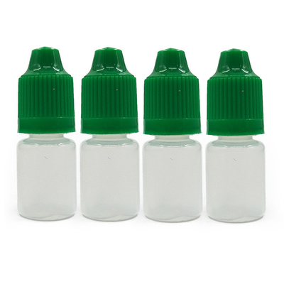 5 ml PE-materiaal Translucent Squeezable Dropper