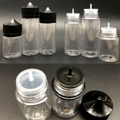 Schermdruk E Vloeibare fles 10 ml 15 ml 30 ml 60 ml 80 ml 100 ml PET