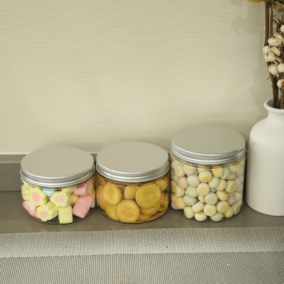 65 mm diameter Plastic opslag cosmetische containers potten met aangepaste merknaam