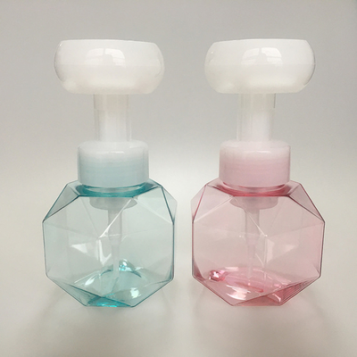 PP cap schuimpompfles met aangepast warm stempel logo en schermdruk