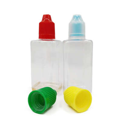 50 ml Plastic flessen PET Materiaal Vierkante flessen