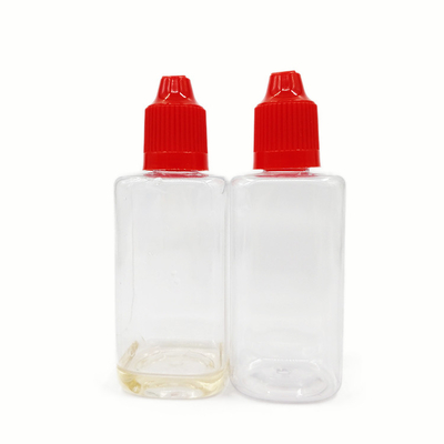 50 ml Plastic flessen PET Materiaal Vierkante flessen