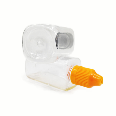 50 ml Plastic flessen PET Materiaal Vierkante flessen