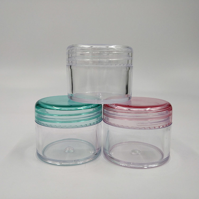 Hoogwaardige 20 g 50 g lege plastic flessen met een oogcrème met deksel voor cosmetische verpakkingen