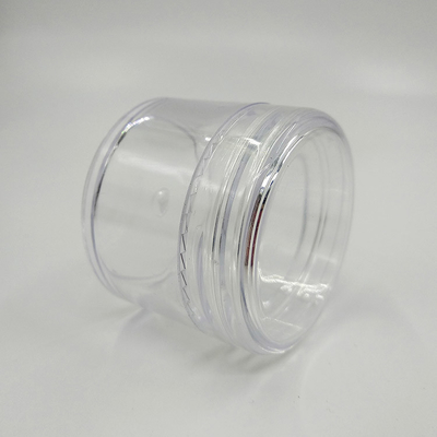 Persoonlijke afdruk Plastic Cosmetic Jar Gesloten met drukgevoelige pakking