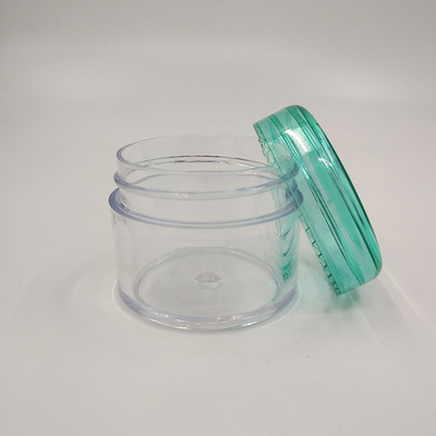 Persoonlijke afdruk Plastic Cosmetic Jar Gesloten met drukgevoelige pakking