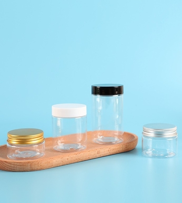 Transparante plastic cosmetische pot voor voedsel- en cosmetische opslag