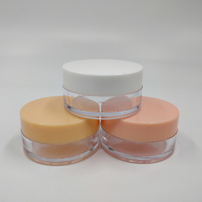 Op maat gemaakte Plastic Cosmetic Jar 10ml 15ml 30ml 60ml 80ml 100ml 120ml 150ml glad oppervlak