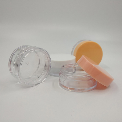 Op maat gemaakte Plastic Cosmetic Jar 10ml 15ml 30ml 60ml 80ml 100ml 120ml 150ml glad oppervlak