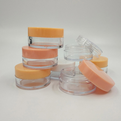 Op maat gemaakte Plastic Cosmetic Jar 10ml 15ml 30ml 60ml 80ml 100ml 120ml 150ml glad oppervlak