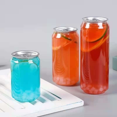 Ergonomische 330 ml plastic drinkblik met trekring