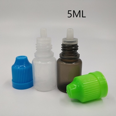 Plastic dropperflessen met schroefkap voor veilige vloeistofopslag