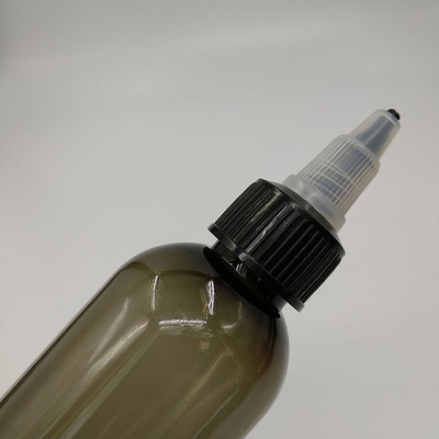 Op maat gedrukte kleine plastic flesjes van 70 ml met schroefkappen