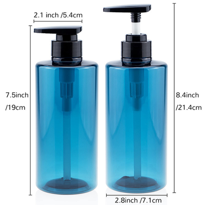 Witte plastic lotionflessen met UV-geelektroplateerd plastic dekselmateriaal en PMMA-plasticasoorten