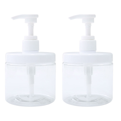 Plastic UV-geelektroplateerd dopmateriaal Flip-top sluiting Plastic lotion flessen met PET-lichaam