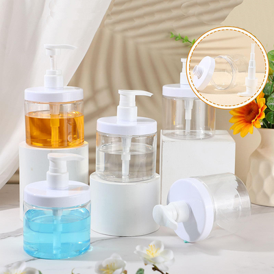 Lichte en stevige polymercrèmecontainers met flip-top sluiting