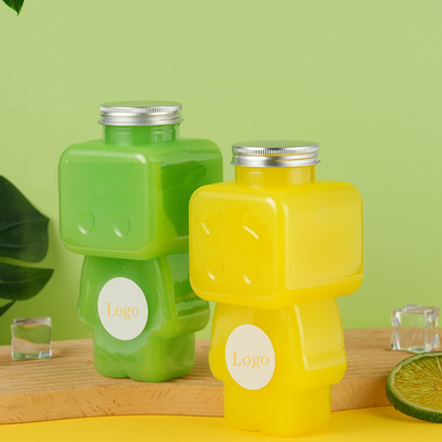 Vierkante ronde bubbel-theejagen Praktische oplossing voor het serveren van dranken