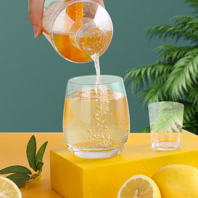 Duidelijke vierkant aanpasbare melk thee flessen voor de expansie van de thee bedrijf