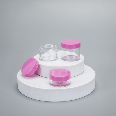 Leeg PS Plastic Face Cream Container 5g 10g 15g 20g cosmetische pot met kleurrijk deksel