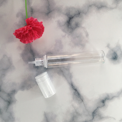 20 ml PET wit doorzichtig lichaam met zwart dopdeksel Plastic flessen voor sap olie Tamper evident