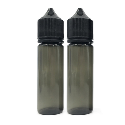 50 ml spuitbare vloeibare PET-druppelfles met zwart of wit deksel/dop