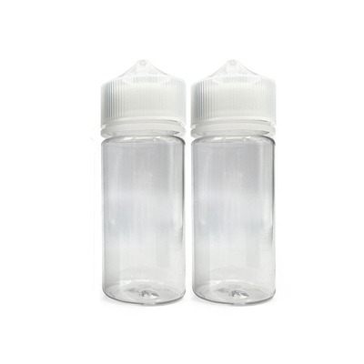 120 ml heldere fles met olie-druppelfles met zwarte/witte druppelfles