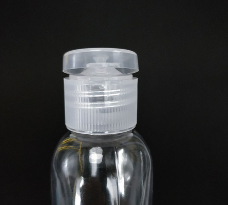 Gratis monster doorzichtige PET plastic fles met flip cap lege fles flip cap crème fles met flip cap met fabrieksvoorraad