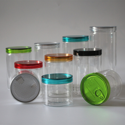 Hot Stamp Logo Plastic potten met pop-up deksel en schroefdeksel