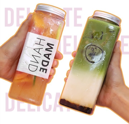0.5kg melk thee flessen voor wateropslag in vierkant ronde vorm Duurzaam ontwerp